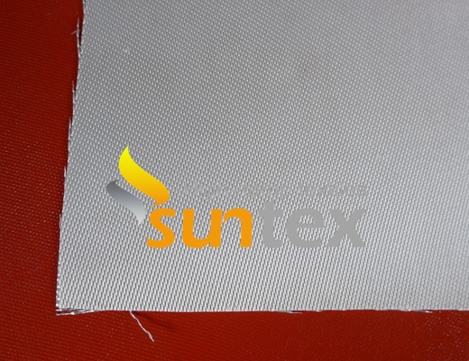 0.7mm Fire Retardant High Silica Rubber Fiber Glass Cloth