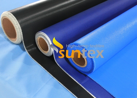 Thermal Fireproof Silicone Coated Glass Fiber Fabric For Fire Welding Blanket