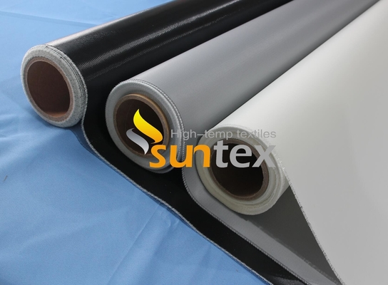 Thermal Fireproof Silicone Coated Glass Fiber Fabric For Fire Welding Blanket