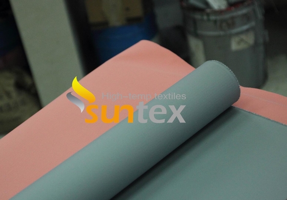 Thermal Fireproof Silicone Coated Glass Fiber Fabric For Fire Welding Blanket