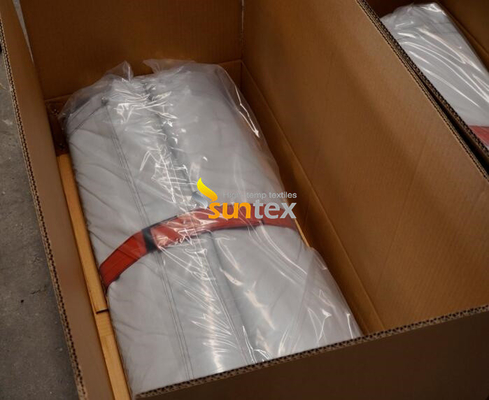 High Silica Fire Blanket silicone coated fiberglass EV Car Fire Blanket