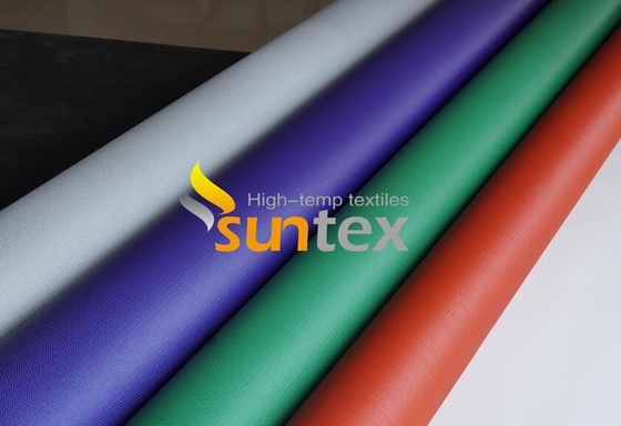 High Temperature Fabric Acrylic Silicone Pu Pvc Coated Fiberglass Fabric Cloth