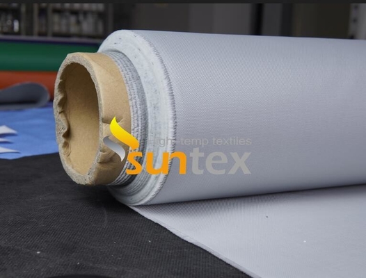 Ventilation Duct Welding PU Coated Fiberglass Fabric Heat Insulation Flame Retardant