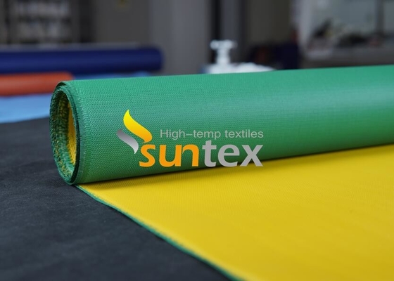 Fire Retardant PU Coated Waterproofing Fiberglass Cloth