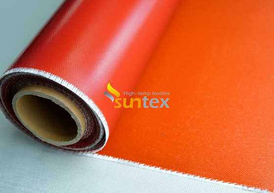 High Temperature Silicone Coated Fiberglass Fabric For Flexible Connector