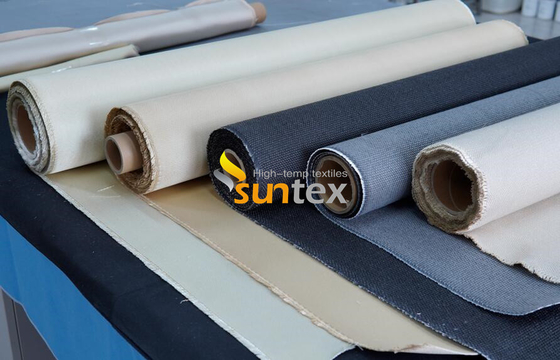 High Temperature Silicone Coated Fiberglass Fabric for Flexible Connector