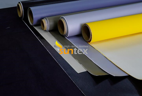 Fiberglass Cloth Coated Silicone PU Glass Fiber Fabric