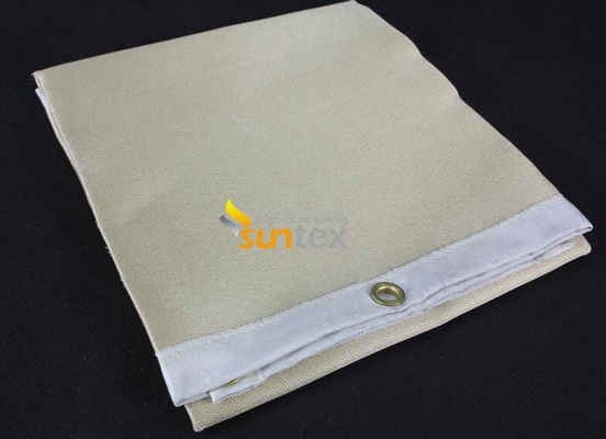 Golden Color Fire Resistant Fiberglass Thermal Welding Fire Blanket