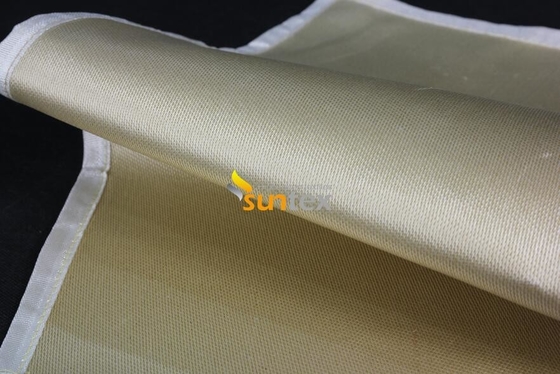 Golden Color Fire Resistant Fiberglass Thermal Welding Fire Blanket