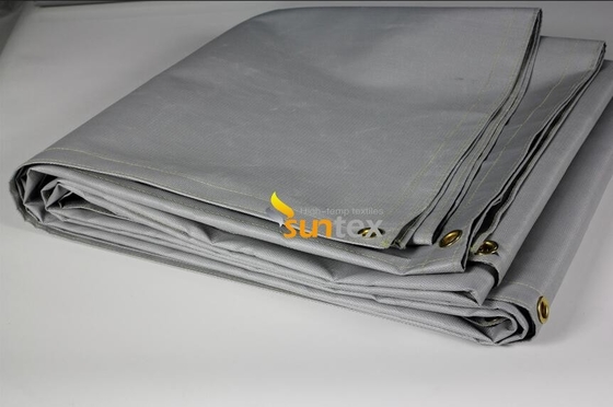 Golden Color Fire Resistant Fiberglass Thermal Welding Fire Blanket