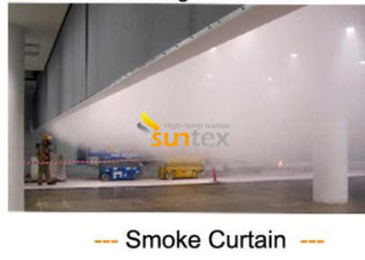 High Temperature Fiberglass Fireproof Cloth For Fire Curtain