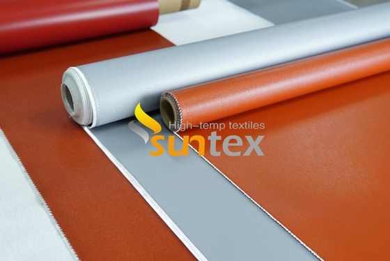 Silicone Fiberglass Cloth Fabric 600gsm Or Custom Silicone Coated Fiberglass Fabric Cloth