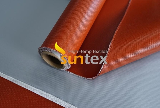 Silicone Fiberglass Cloth Fabric 600gsm Or Custom Silicone Coated Fiberglass Fabric Cloth