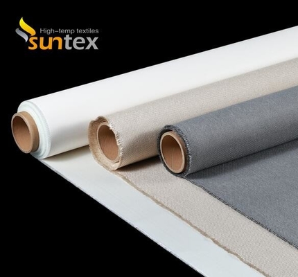 Thermal Insulation Silicone Coated Fiber Glass Fabrics Cloth Width 0.8m To 2m