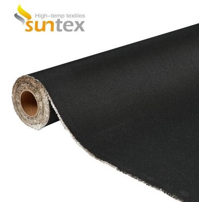 Professional EN-13501 Certified Fire Curtain Fabric with 550°C Temperature Resistance and 0.6mm Thickness for Fire Protection