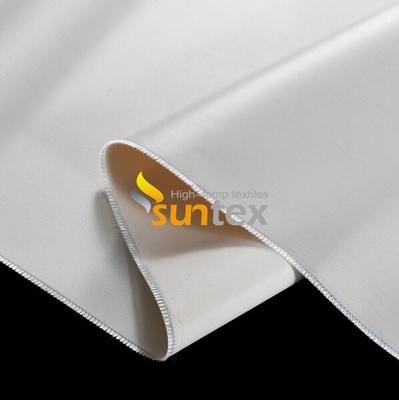 High Silica Fiberglass Fabric Coated Silicone / PU / Acrylic / Vermiculite Heat Resiatant