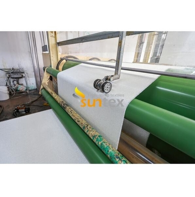 Silicone Rubber Coated Fiberglass Fabric On Single Side For Smoke And Fire Curtain