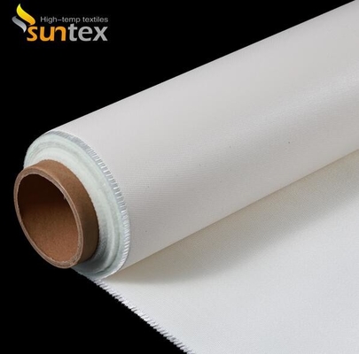 Fiberglass Fabric Coated Silicone / PU  Heat Resiatant high temperature fiberglass cloth