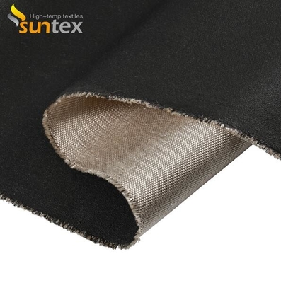 High temperature fiberglass cloth Glass Fiber Fabric With Red Silicone Rubber Coated