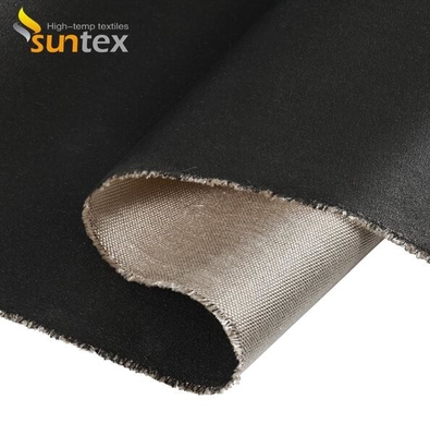 High temperature fiberglass cloth Glass Fiber Fabric With Red Silicone Rubber Coated