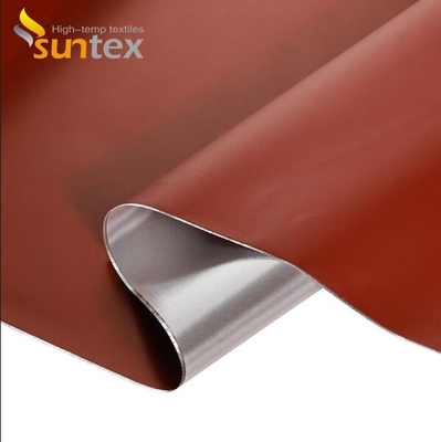 Heat Resistance 550C Silicone Coated Fiberglass Fabric high temperature fiberglass cloth