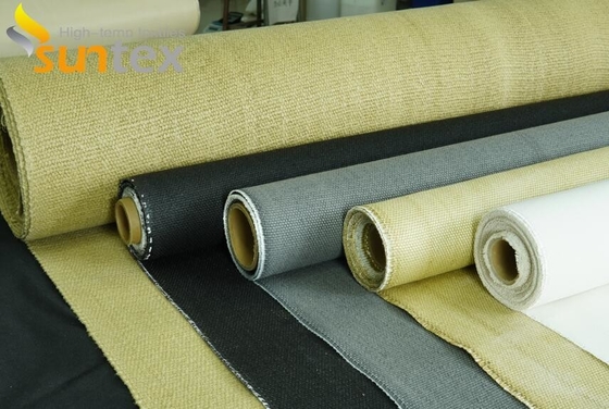 Fiberglass Manufacture Silica Coated Cloth Fabric high temperature fiberglass cloth