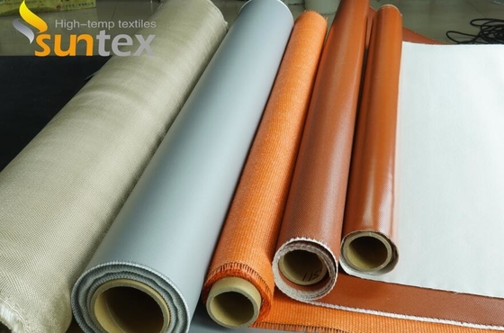 China Manufacturer Thermal Insulation Silicone Coated Fiberglass Cloth welding blanket