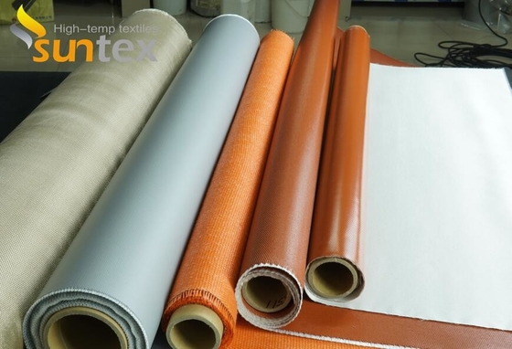 China Manufacturer Thermal Insulation Silicone Coated Fiberglass Cloth welding blanket