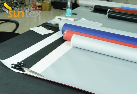 High Temperature Fabrics Silicone Coated Fiberglass for fabric air duct