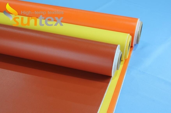 Heat resistant and thermal insulation Silicone Coated Fiberglass Cloth for fire blanket