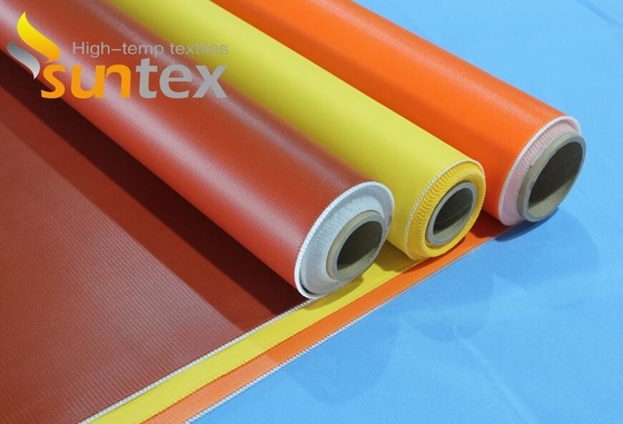 Fireproof PU Coated Fiberglass Fabric For Expansion Joint