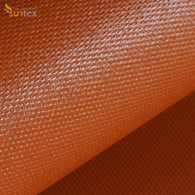 Thermal Insulation Silicone Coated Fiber Glass Fabrics Cloth Plain Woven