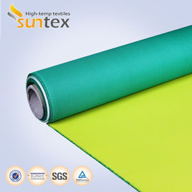 Thermal Insulation Fireproof Fiberglass Silicone Rubber Fabric For Welding Protection