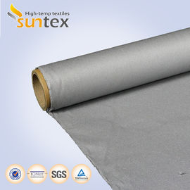 Thermal Insulation Fireproof Fiberglass Silicone Rubber Fabric For Welding Protection