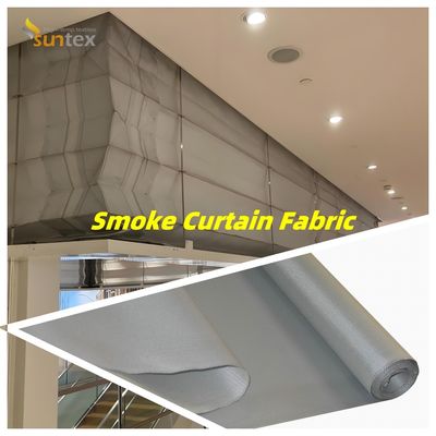 Silicone Coated Fiberglass Fabric For Smoke Curtain & Fire Curtain