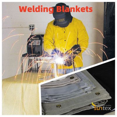 Silicone Coated Fiberglass Fire Blankets For Welding  8H Satin Weave Type