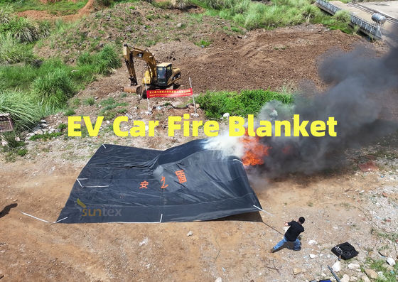 Thermal Resistance Suntex Car Fire Blanket High Quality Silicone Fire Blanket