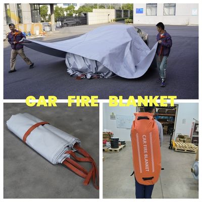 Thermal Resistance Suntex Car Fire Blanket In Gray