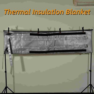 Factory Wholesale Removable and Reusable Soft Heat Insulation Cover High Temperature Fiberglass Insulation Jacket