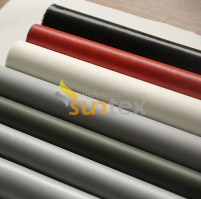 Fire Retardant Silicone Coated Fiberglass Fabric With Enhanced Durability High Temperature Silicone Fiberglass Cloth