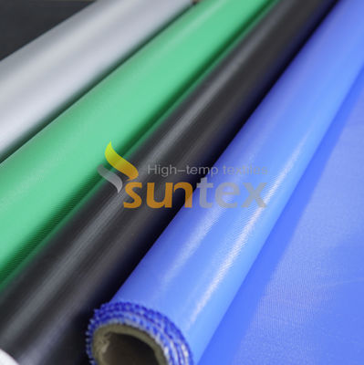 Silicone Coated Fiberglass Fabric Insulation Heat Resistant Silicone Coated Fiberglass For Fire Prevention
