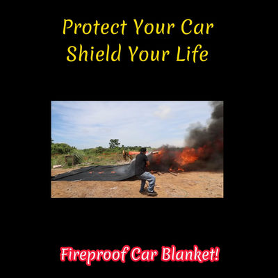 EV Fire Blanket Silicone Coated Fiberglass Fabric