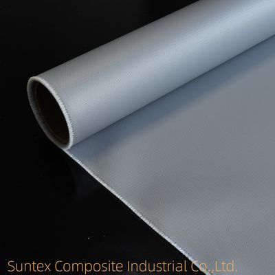 High Temperature E-Glass Silicone Fabric  Cloth Thermal Insulation Rubber Silicone Coated Fiberglass Fabric