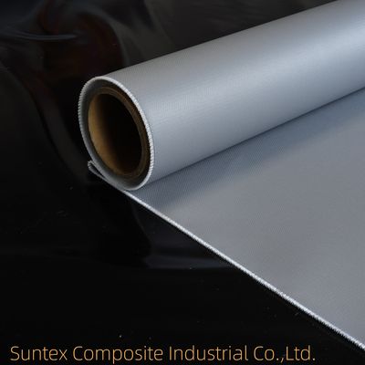 High Temperature E-Glass Silicone Fabric  Cloth Thermal Insulation Rubber Silicone Coated Fiberglass Fabric