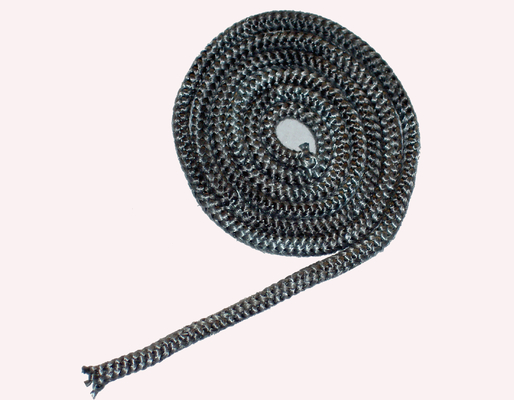Heat Insulation 550C Fiberglass Rope For Industrial Furnace Fireplaces Door Heat Seals