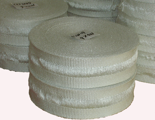 Heat Insulation 550C Fiberglass Rope For Industrial Furnace Fireplaces Door Heat Seals