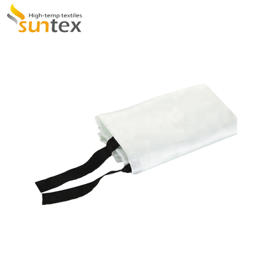 White Silicone Coated Fiberglass Cloth For Fiberglass Fire Blanket