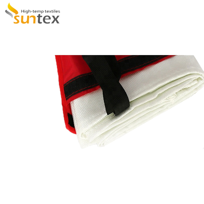 White Silicone Coated Fiberglass Cloth For Fiberglass Fire Blanket