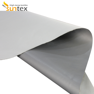 Silicone Coated E-Glass Fabric 850g/m2 Heat Resistant Industrial Curtains