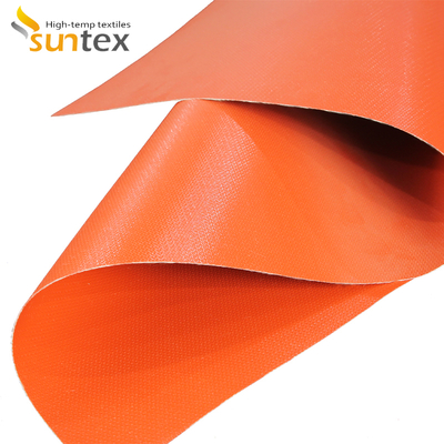 Fireproof Silicone Coated Fiberglass Fabric - Heat Resistant 850g/m2